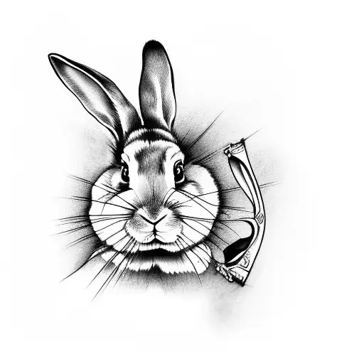 Bunny With Line Around The Ankle