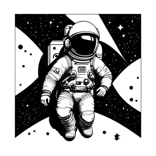 Space With Astronaut