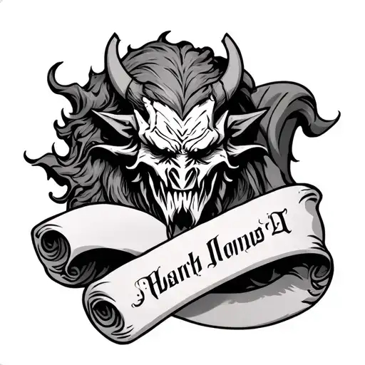 A Scroll Two Names And A Demon