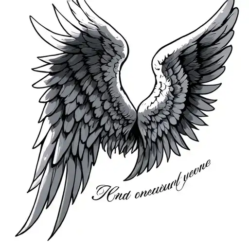 Angel Wings With Name