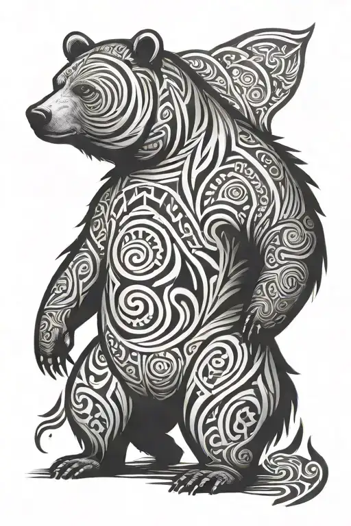 Tribal Bear Standing