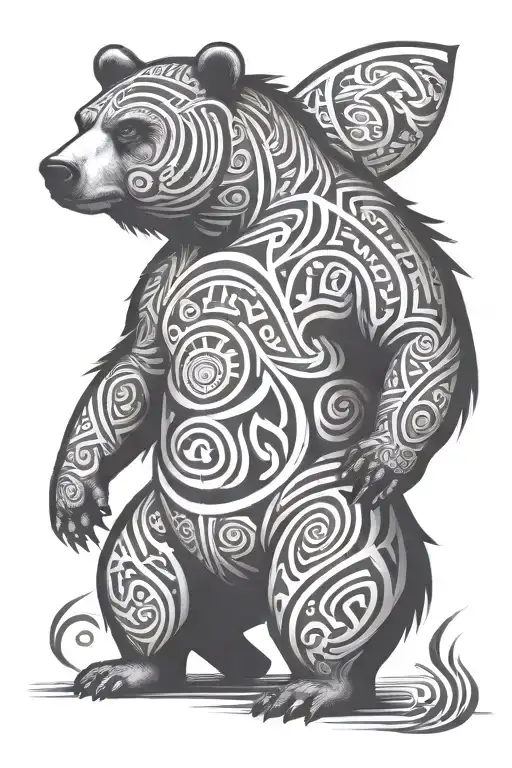 Tribal Bear Standing