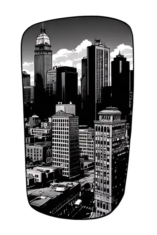 Pittsburgh City Skyline