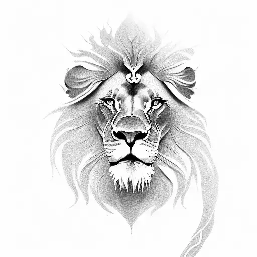 Lion Alas Brujula Cruz