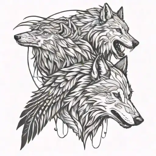 Wolf And Crow