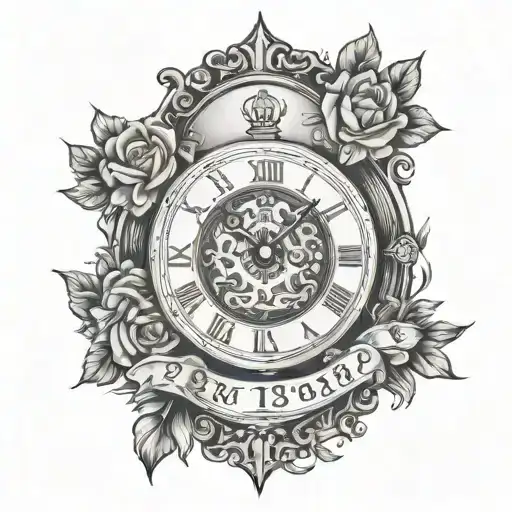 Clock With Birthdate 21 03 2020