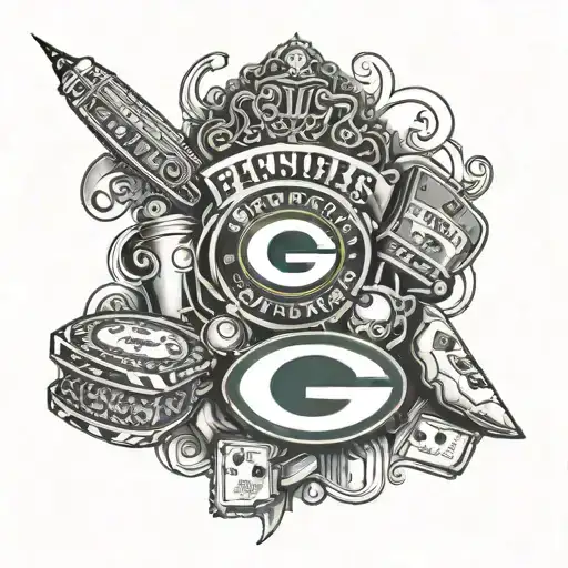 Green Bay Packers And Gambling Themed