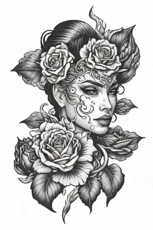 Portrait Tattoo Design