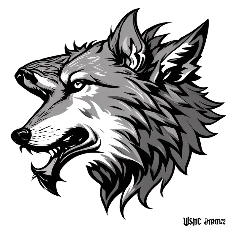 Usmc Wolf Viking Runes