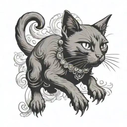 Black Cat Traditional Style Playing