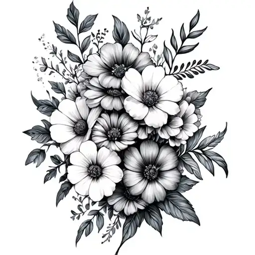 Lots Of Different Types Of Flowers Together