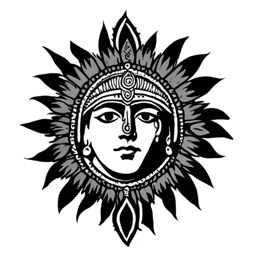 Indian Emblem Surrounded