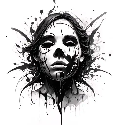 Abstract Realism Mental Health Bpd Mask