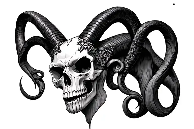 Baphomet Skull