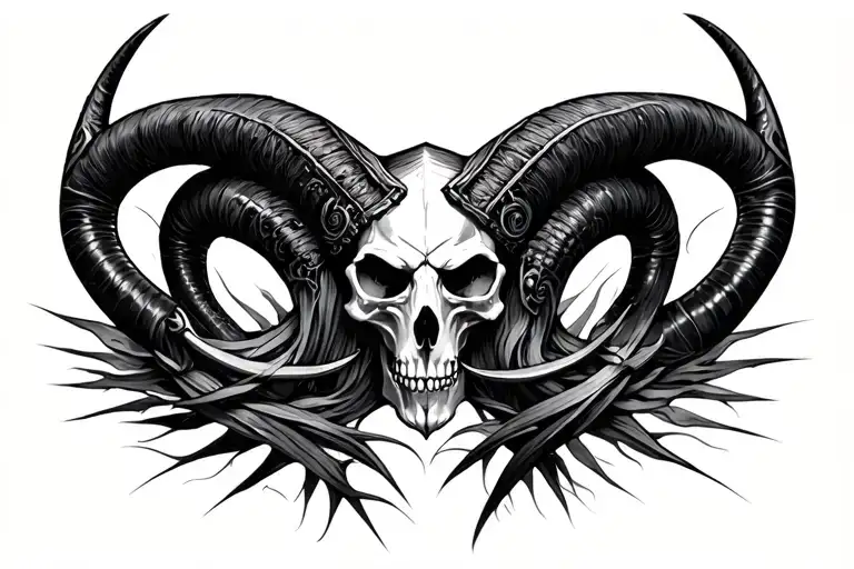 Baphomet Skull