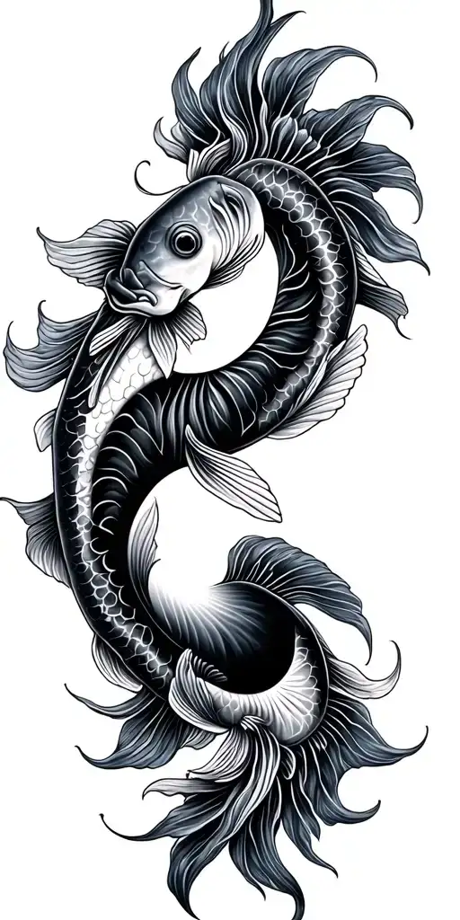 4 Fish Yin Yang