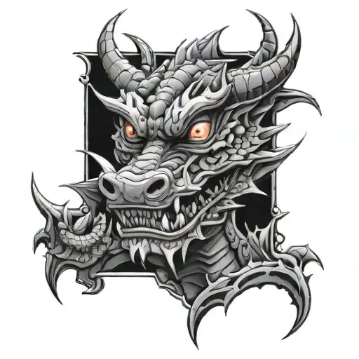 Fantasmic Face Of The Dragon