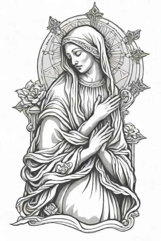 Mother Mary Praying