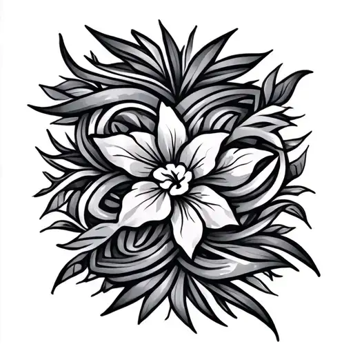 Hawaiian Tribal Patterns Intertwined