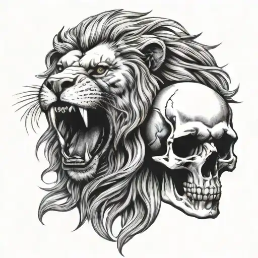 Skull Lion