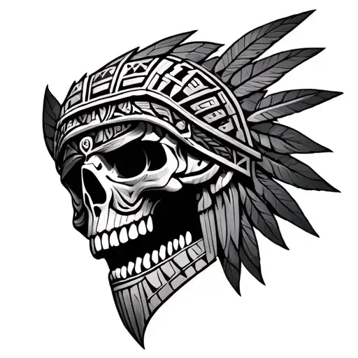 Aztec Totem Of Death