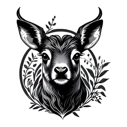 Vegan Animal Silhouette Surrounded