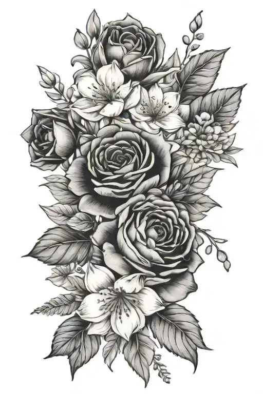 Birth Flower Bouquet