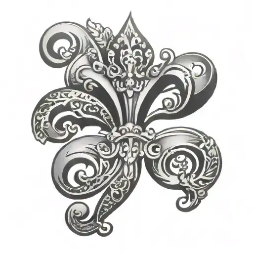 Aries Zodiac Sign Fleur De Lis