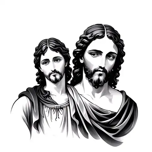 Jesus And Father And Son