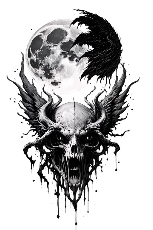 Bloodborne Amygdala And Full Moon