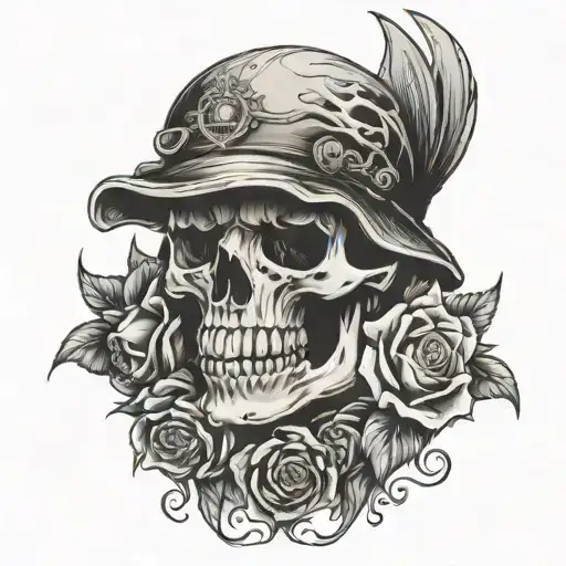 Death Raven Candles Skull