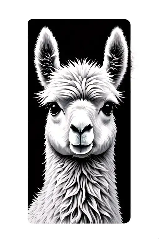 Simplistic Alpaca With Wedding Ring