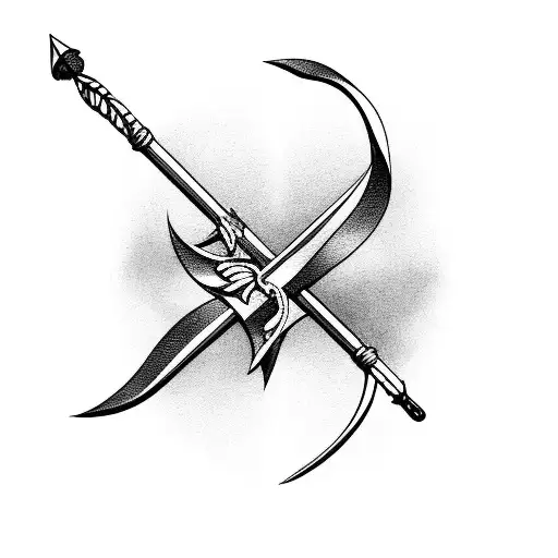 Bow And Arrow Where The Arrow Is A Musical Note