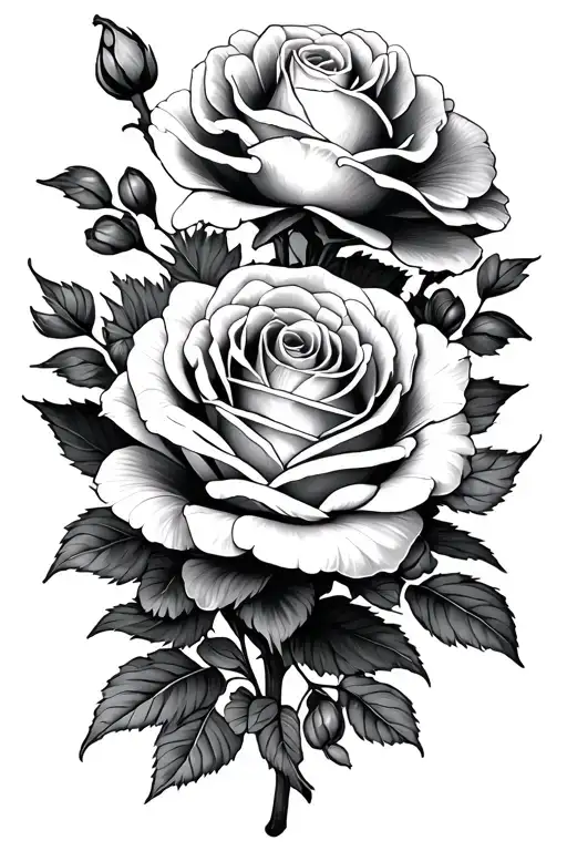 Rose And Carnation Flowers