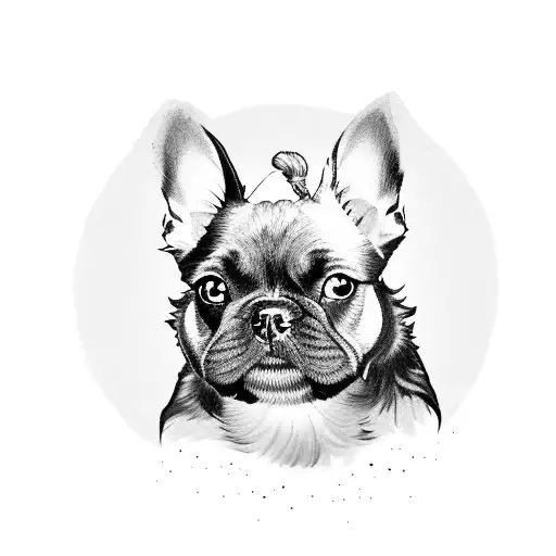 Mini Yorkshire Terrier With French Bulldog
