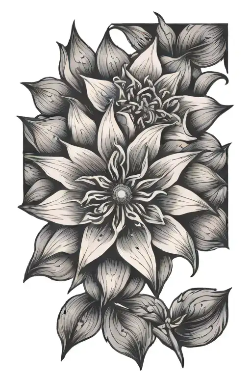 Star And Flower Blooming