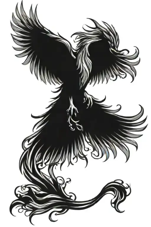 Phoenix Rising From The Ashes