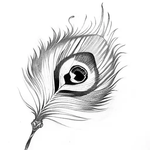 Peacock Feather With Shiv