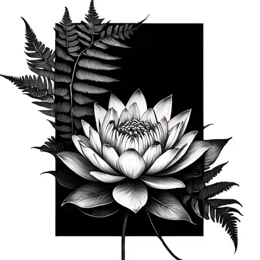 Fern Lotus Flower