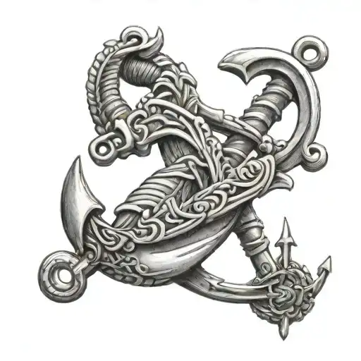 Anchor Infused With Scales