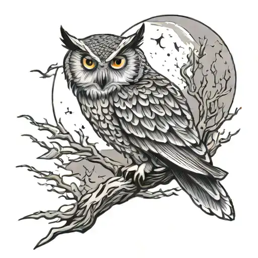 Owl Moon Lightning Bolt