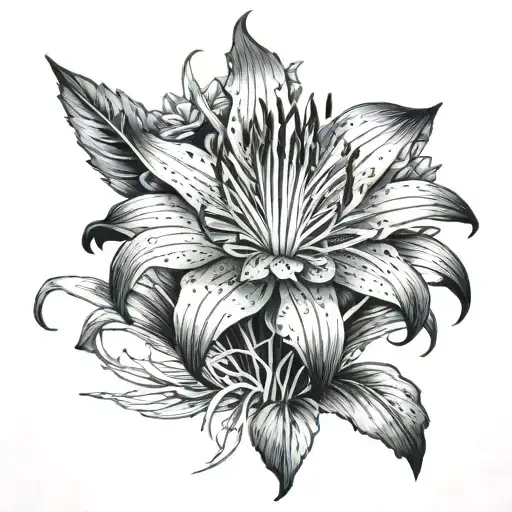 Red Spider Lily Plus Arcane Retated With One Piece