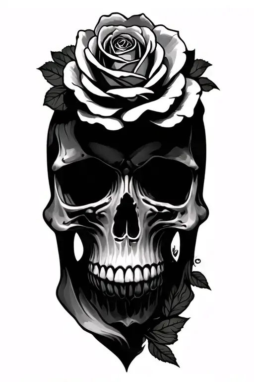 Skull And Roses