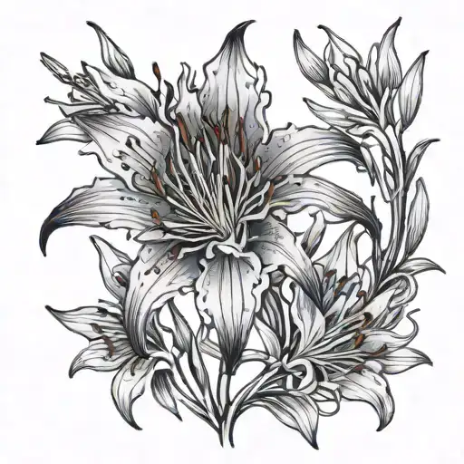 Red Spider Lily With Malachi