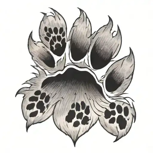 Dog Paw Print