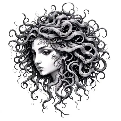 Medusa And Gemini Zodiac Sign