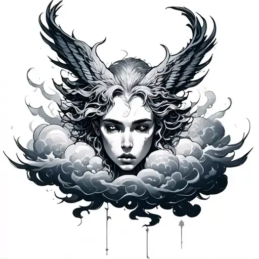 Cloud Mythology Tattoo