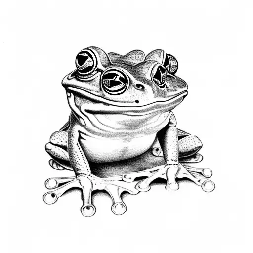 Frog And American Eagle