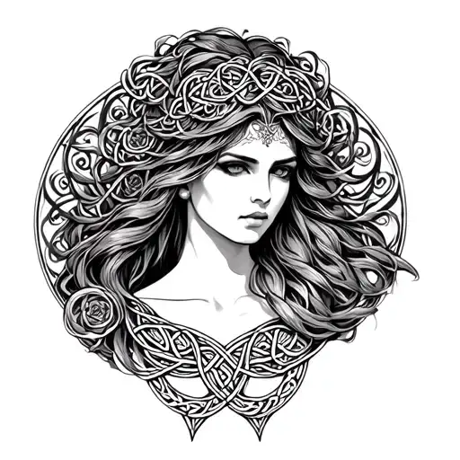 A Celtic Warm Woman Woman