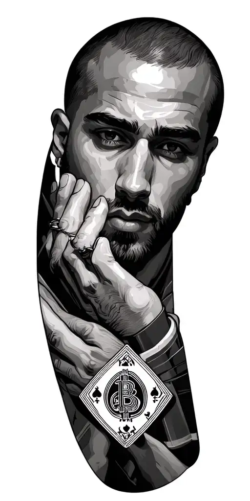Bitcoin Benzema Poker Cards